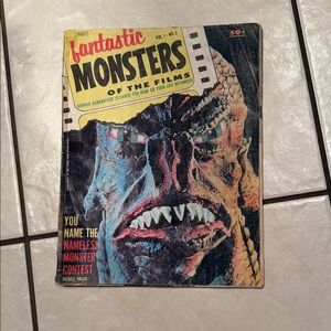 Vintage FANTASTIC MONSTERS OF THE FILMS Magazine #3 Creature Black Lagoon 1963